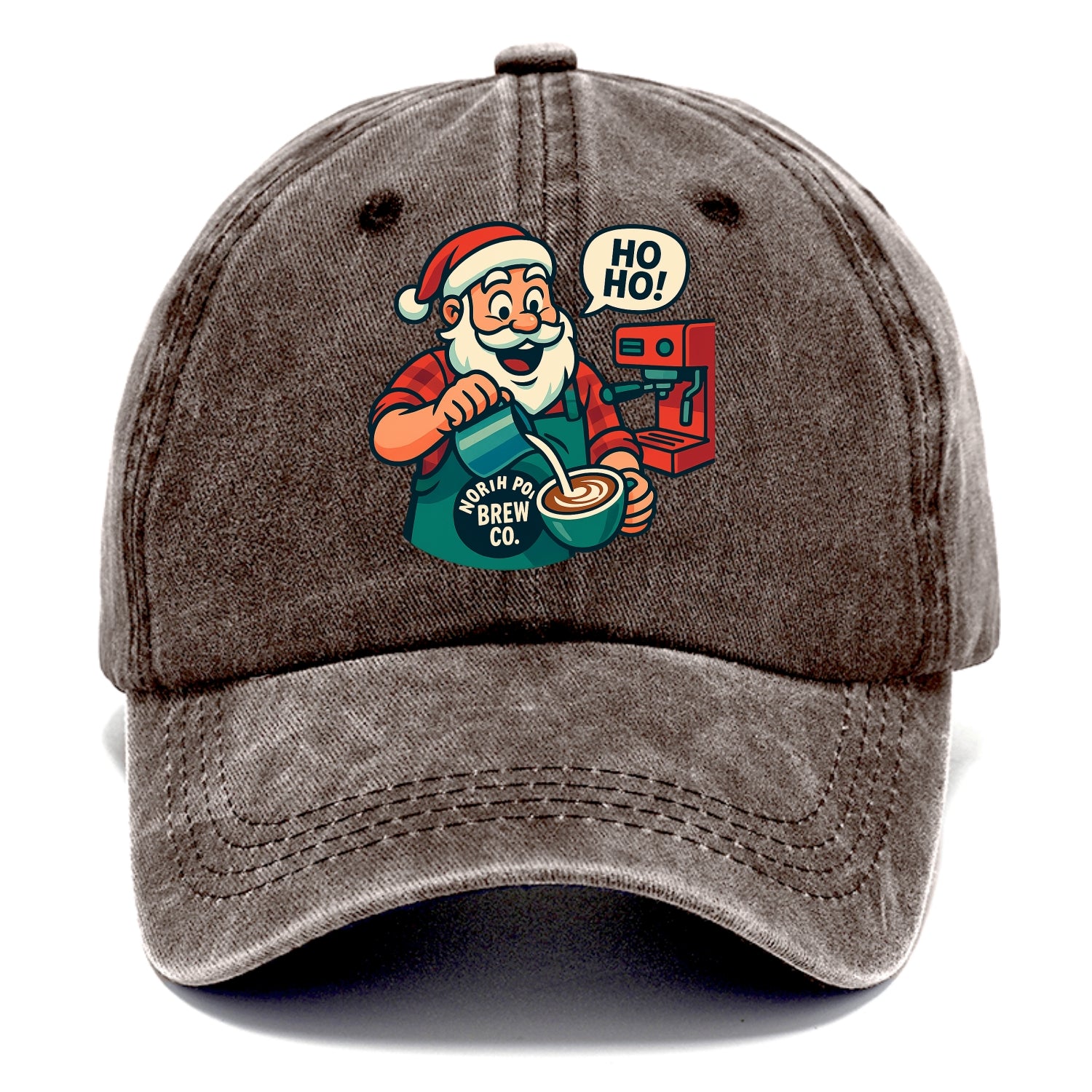 Santa Barista - Classic Cap - Brown