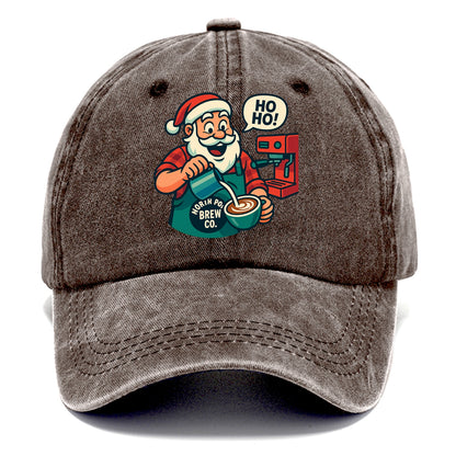 Santa Barista - Classic Cap - Brown