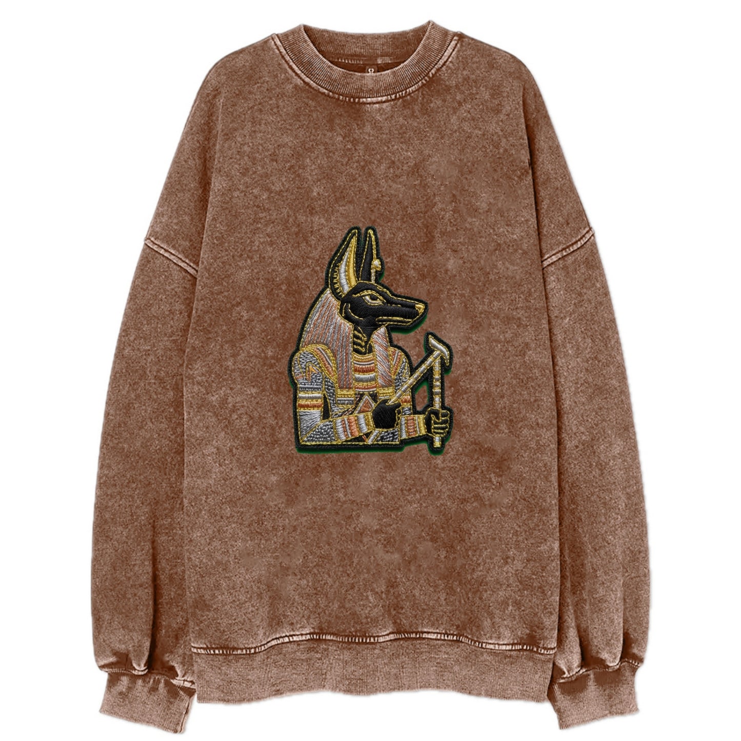 Anubis - Vintage Sweatshirt - Brown