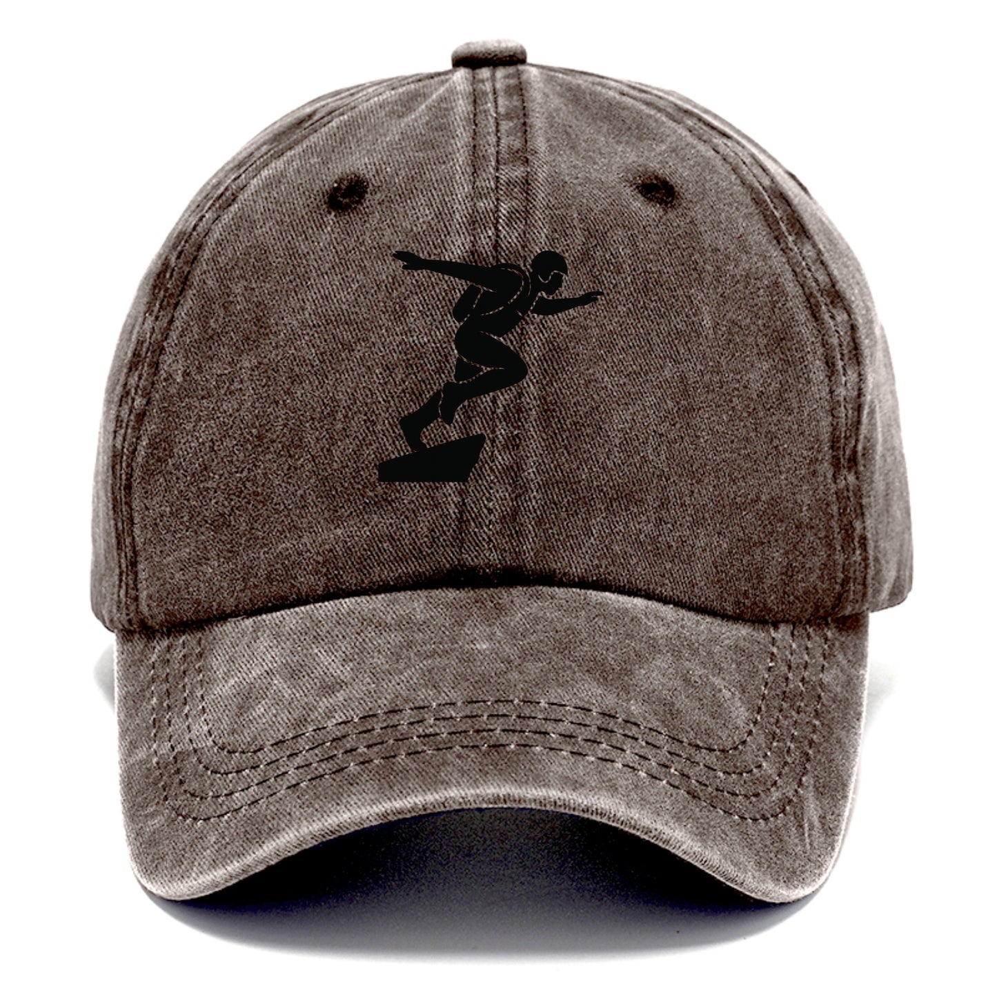 Base jumper launching off - Classic Cap - Brown
