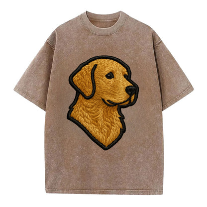 Chesapeake Bay Retriever - Modern retrie - Vintage T-shirt - Brown