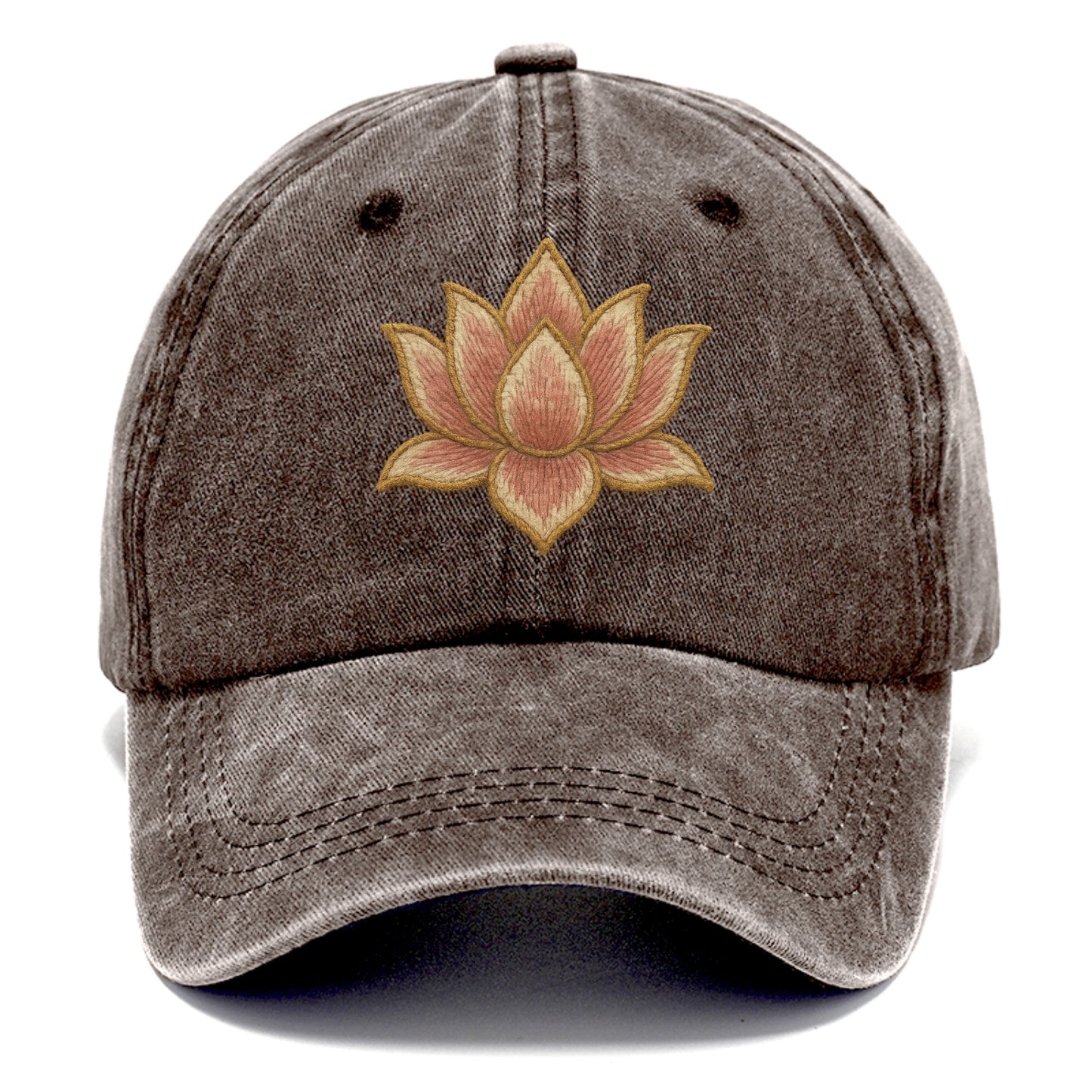 Lotus Flower - Classic Cap - Brown