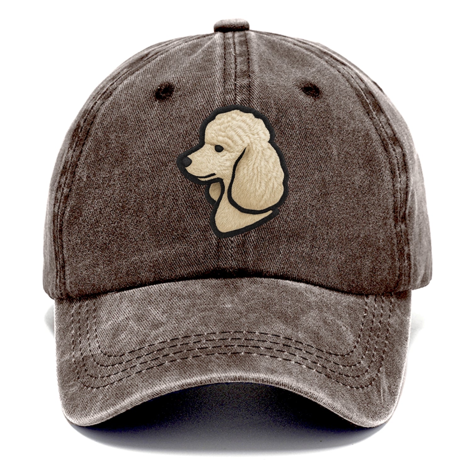 Poodle - Contemporary clean style with s - Classic Cap - Brown