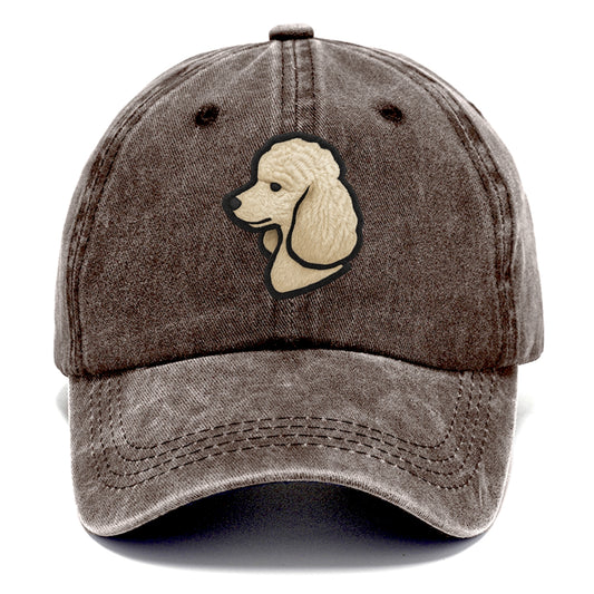 Poodle - Contemporary clean style with s - Classic Cap - Brown