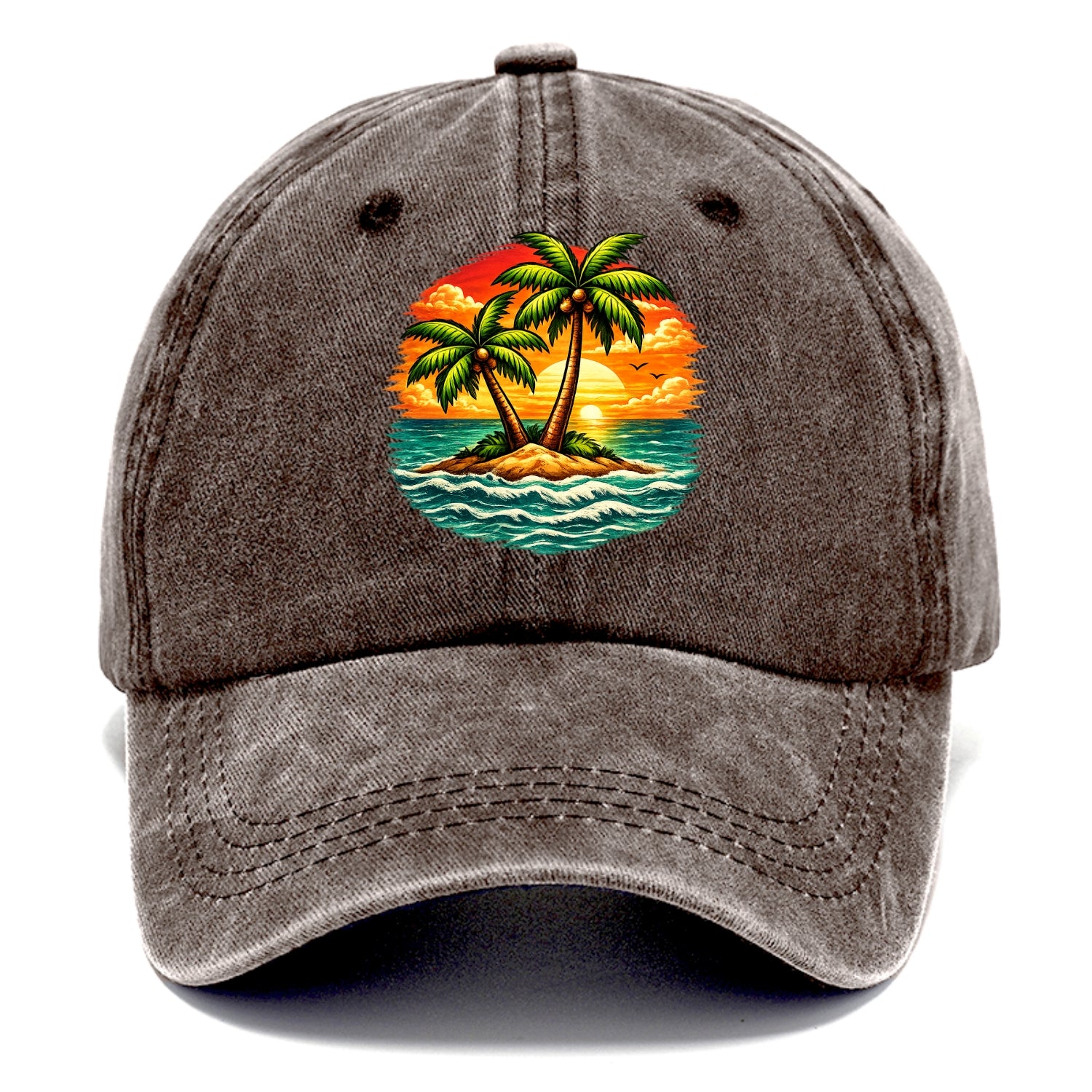 Tropical Island - Classic Cap - Brown