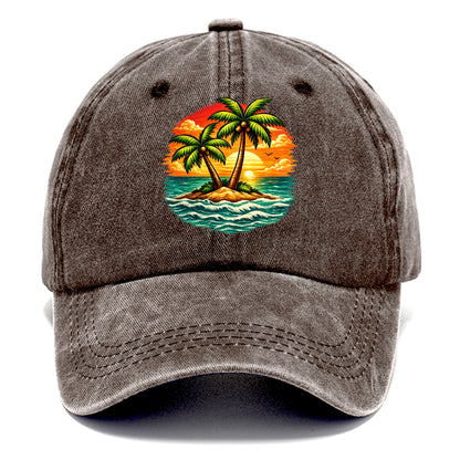 Tropical Island - Classic Cap - Brown