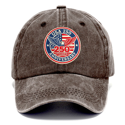 Usa 250th Anniversary Eagle - Classic Cap - Brown
