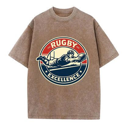 Epic Try Dive Emblem - Vintage T-shirt - Brown
