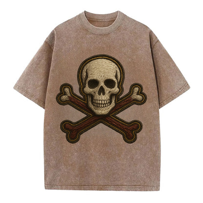 Jolly Roger  - Vintage T-shirt - Brown