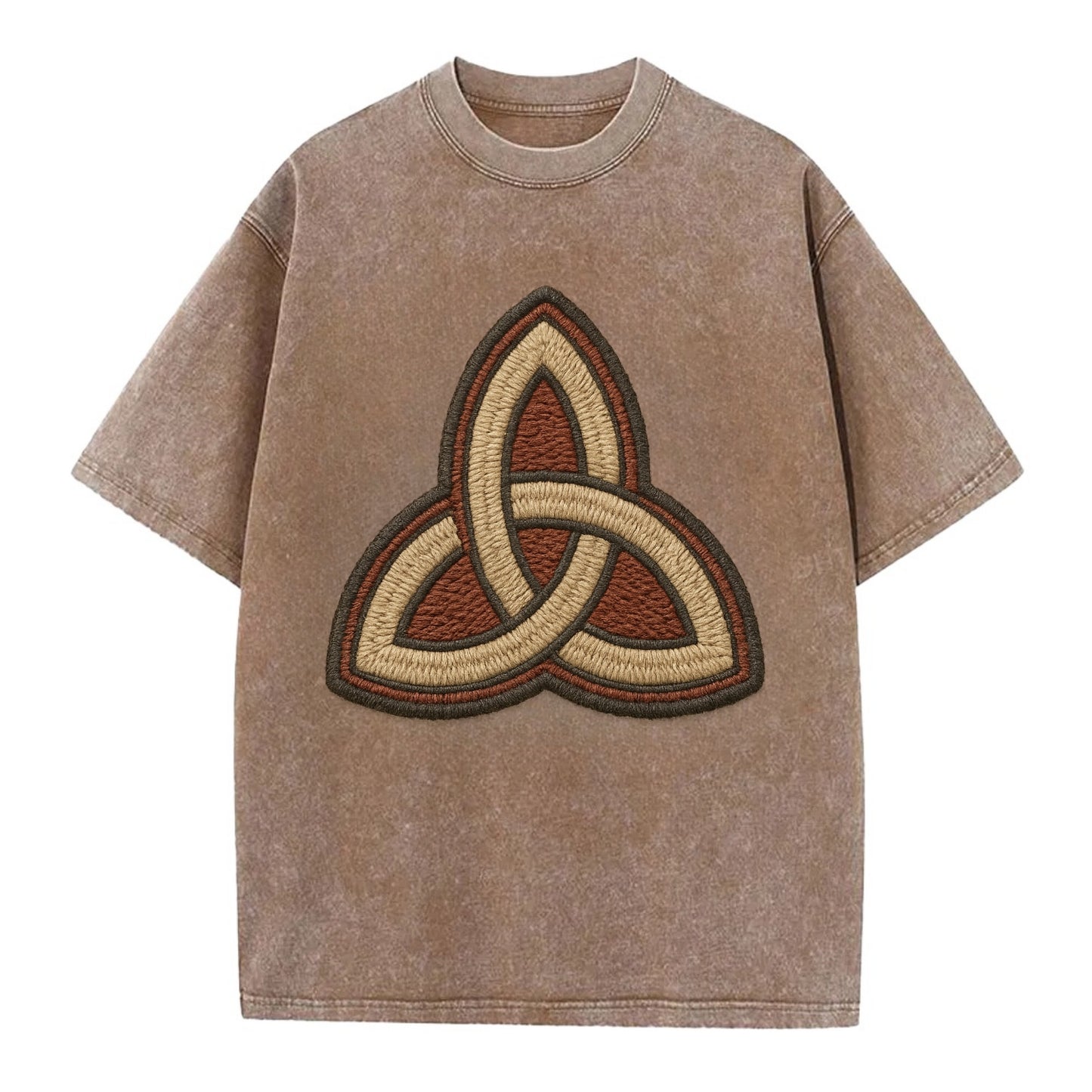 Trinity Knot  - Vintage T-shirt - Brown
