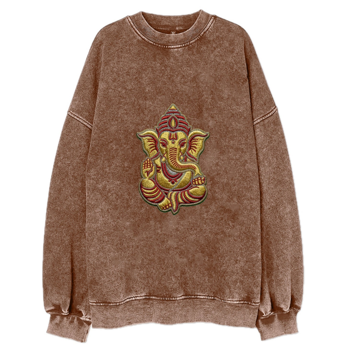 Ganesh - Vintage Sweatshirt - Brown