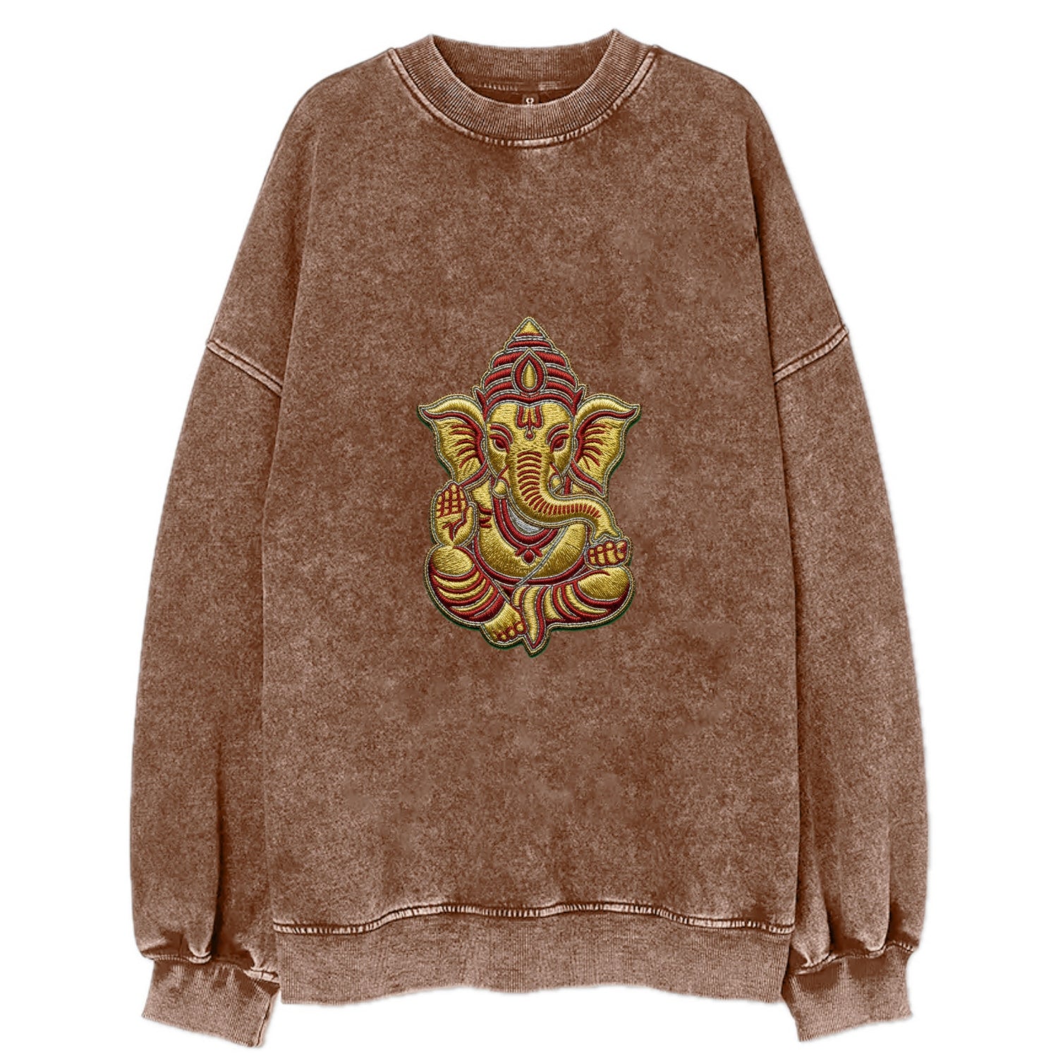 Ganesh - Vintage Sweatshirt - Brown