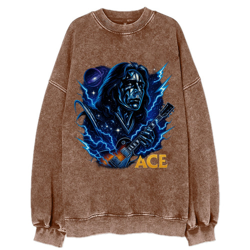 Cosmic Chrome Portrait - Vintage Sweatshirt