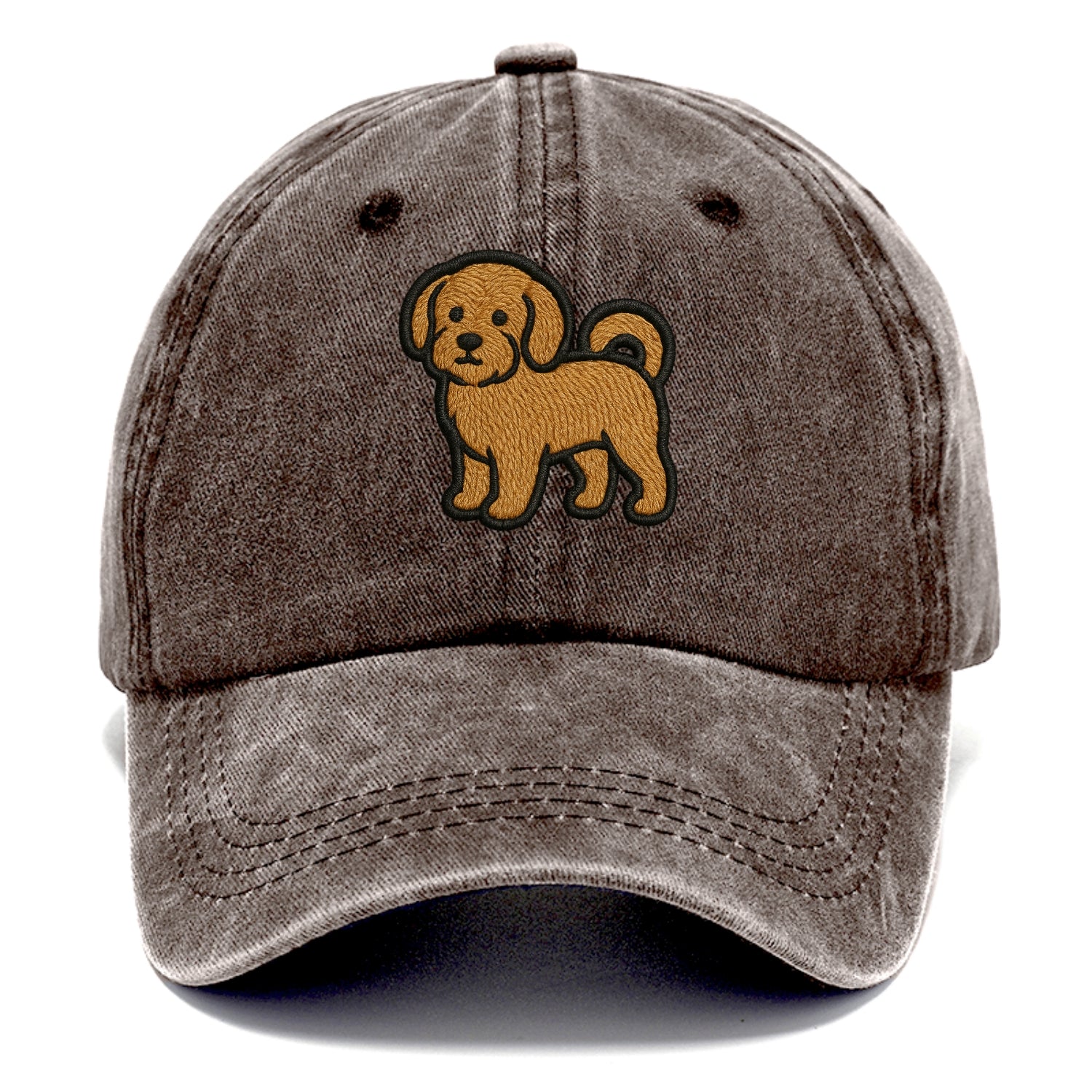 Havanese - Contemporary small dog design - Classic Cap - Brown