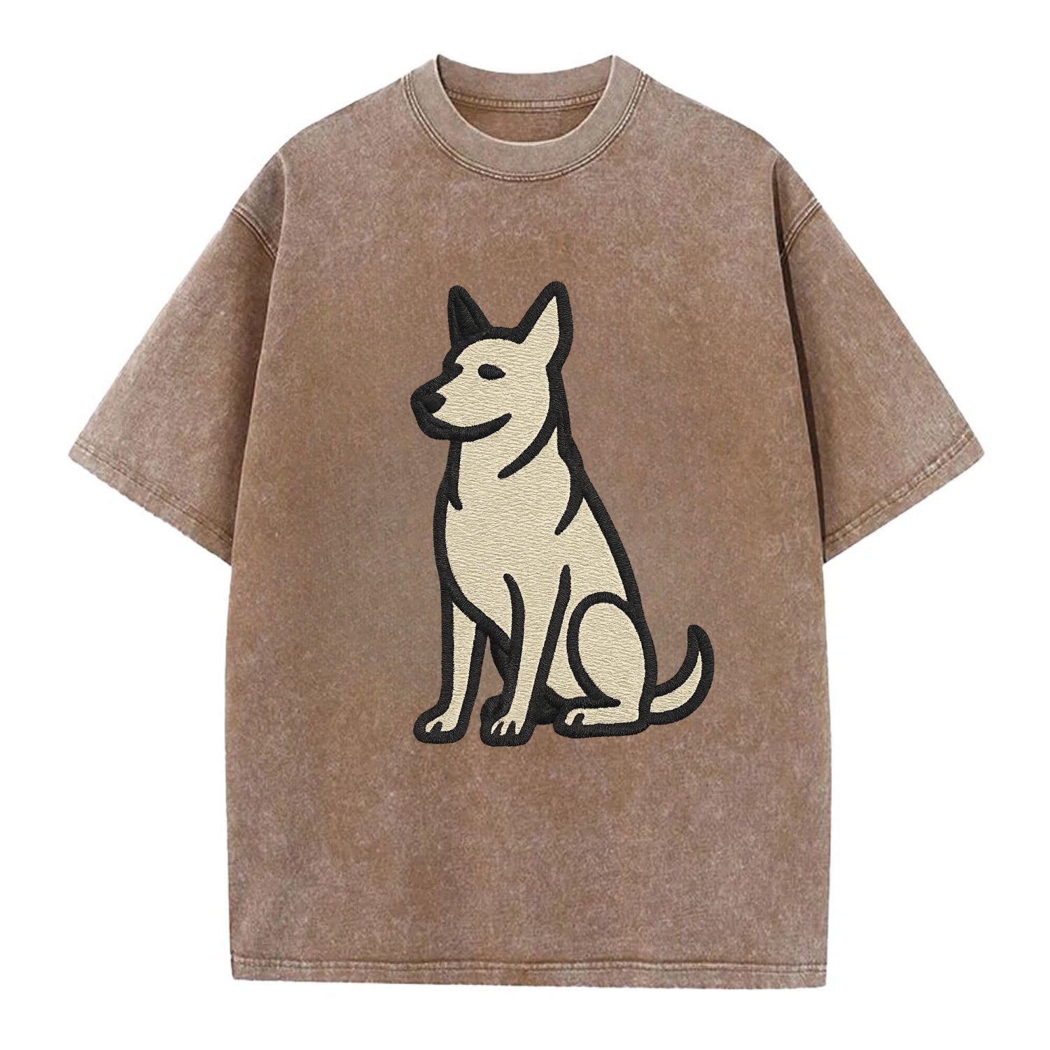 German Sheprador - German Shepherd Lab m Vintage T-shirt - Brown