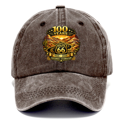 PAINTED DESERT | Colorful desert landscape | Route 66 winding through | Natural - Classic Cap - Brown