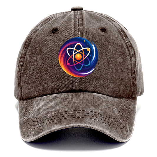 Micro Macro - Atom structure expanding i - Classic Cap - Brown