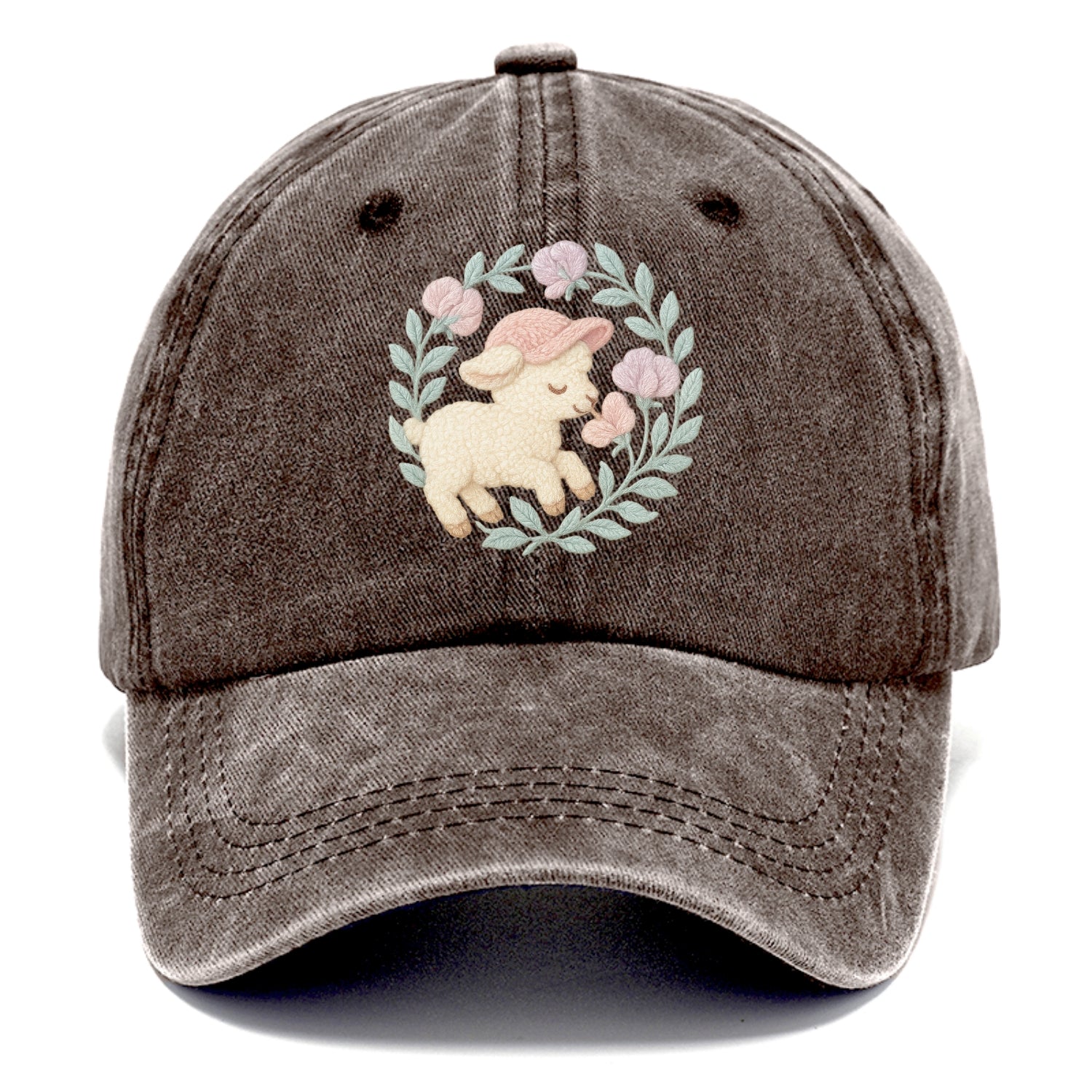 Lamb Sweet Peas  - Classic Cap - Brown