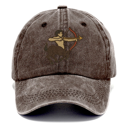 Sagittarius Arrow  - Classic Cap - Brown