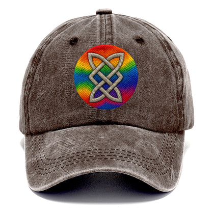 Celtic Shield Knot  - Classic Cap - Brown