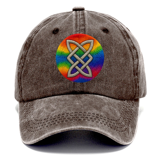 Celtic Shield Knot  - Classic Cap - Brown