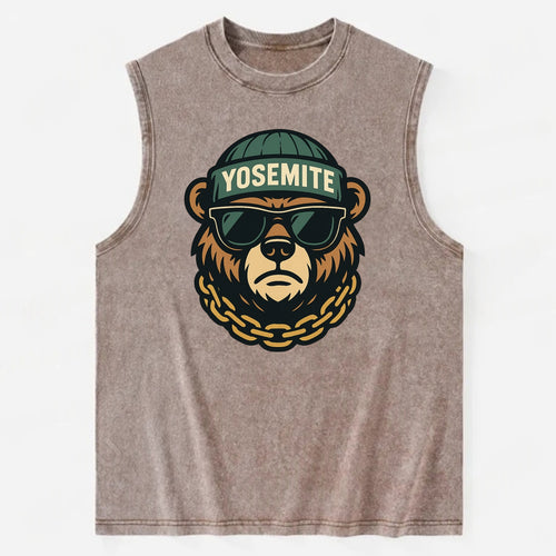 Yosemite Bear - Vintage Washed Tank