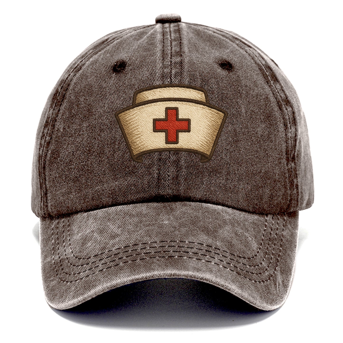 Nurse Cap  - Classic Cap - Brown