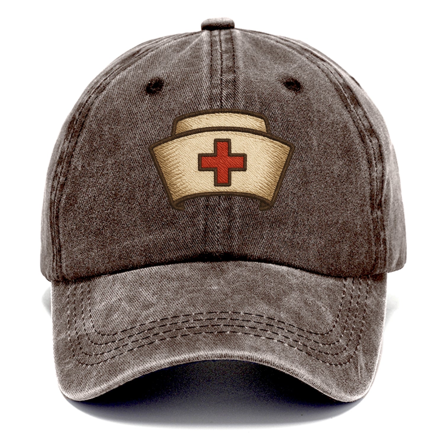 Nurse Cap  - Classic Cap - Brown