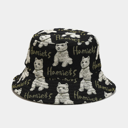 Cute Cartoon Animal Fisherman Hat - Dog & Bear