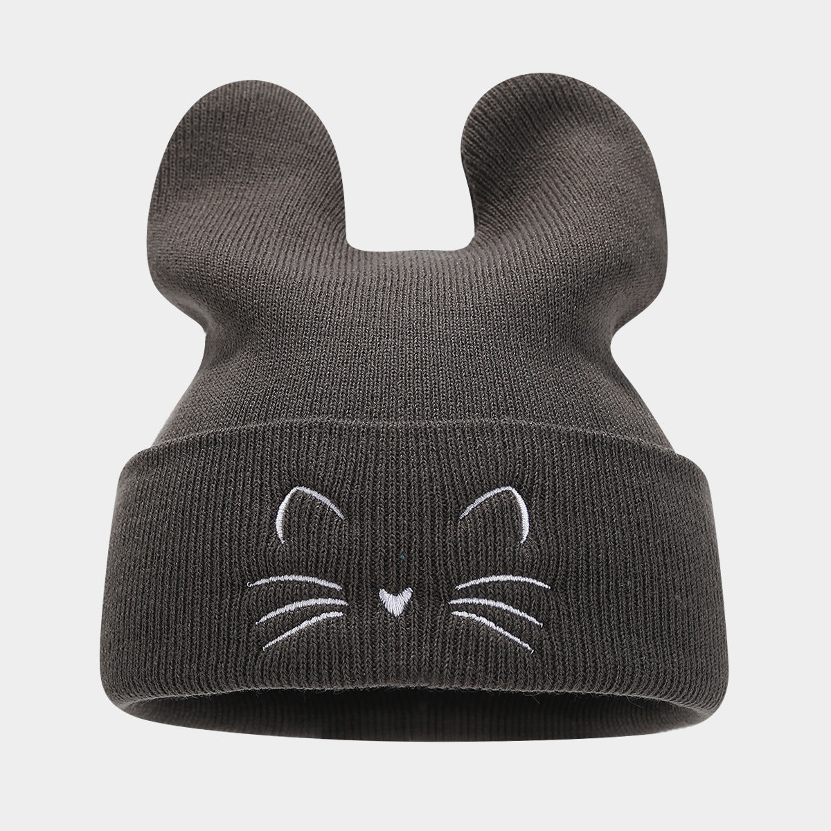 Cute Cat Ear Knit Beanie - College Style