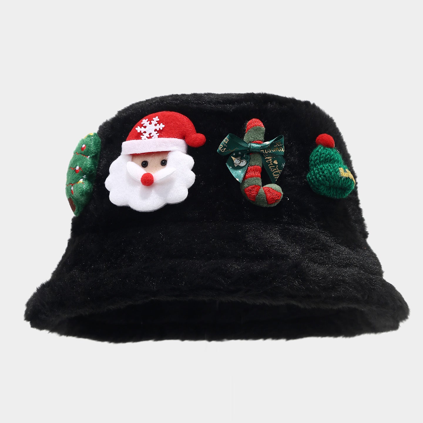 Cozy Christmas Faux Fur Fisherman Hat