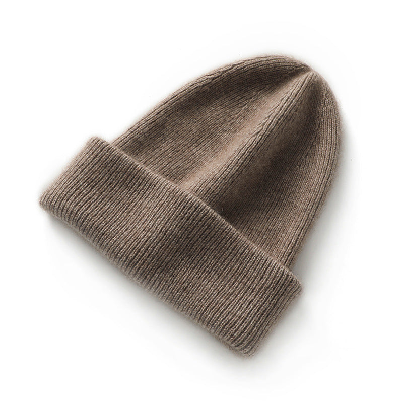 Cozy Cashmere Knit Beanie: Luxury Warm Winter Hat