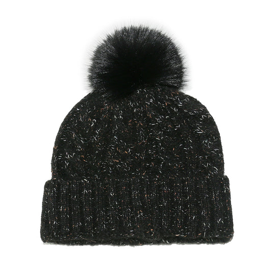 Cozy Cable Knit Beanie with Pom-Pom | Winter Warmth