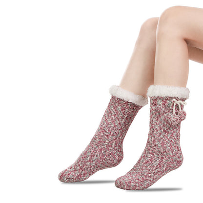 Cozy Chenille Non-Slip Floor Socks