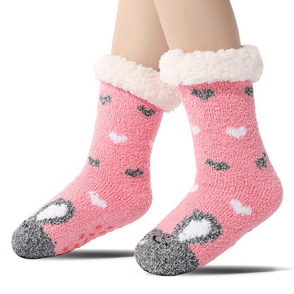 Cozy Christmas Non-Slip Slipper Socks