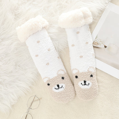 Cozy Christmas Non-Slip Slipper Socks
