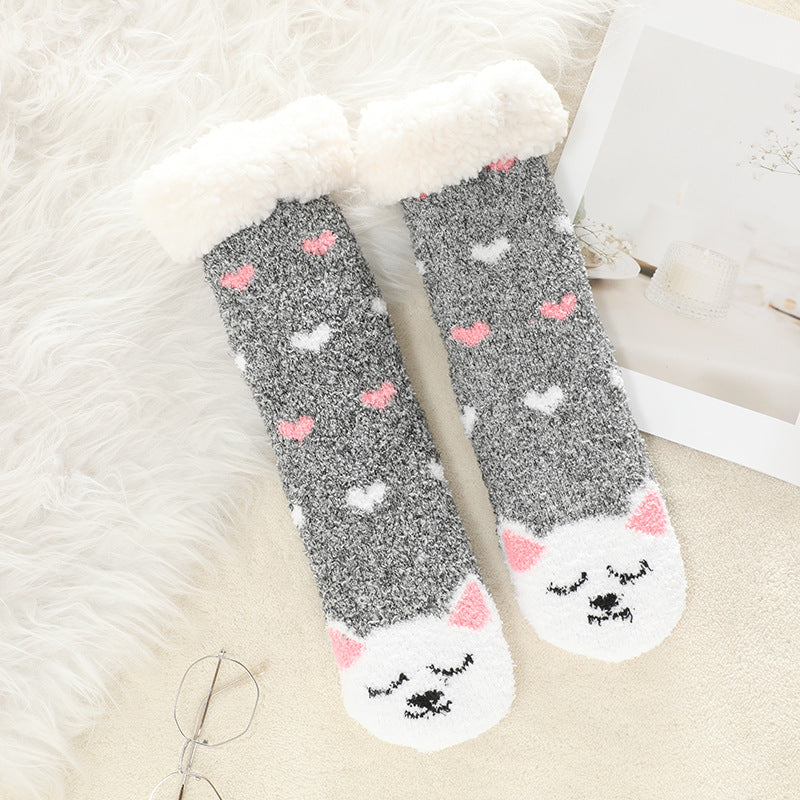 Cozy Christmas Non-Slip Slipper Socks