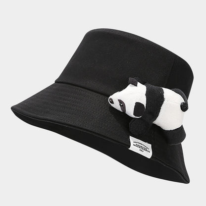 Cartoon Cute Panda Fisherman Hat - Designer Japanese Style Bucket Hat