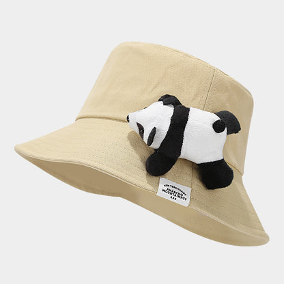 Cartoon Cute Panda Fisherman Hat - Designer Japanese Style Bucket Hat
