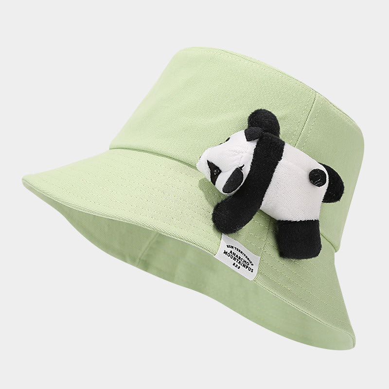 Cartoon Cute Panda Fisherman Hat - Designer Japanese Style Bucket Hat