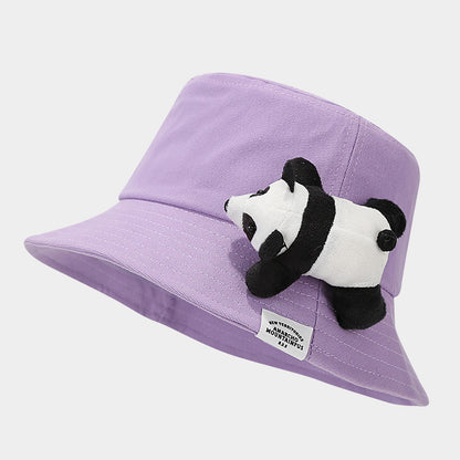 Cartoon Cute Panda Fisherman Hat - Designer Japanese Style Bucket Hat
