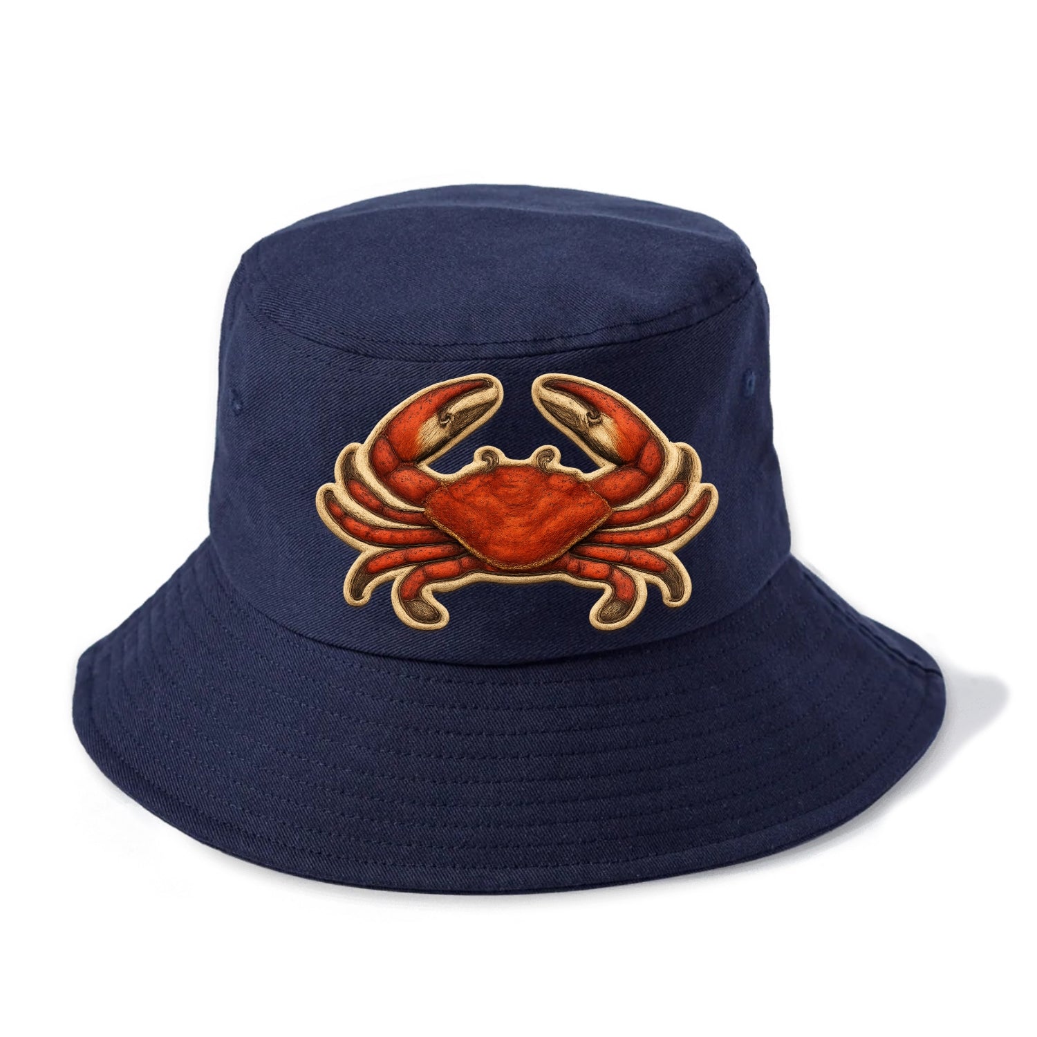 CRAB CLAWS - red crab in scarlet and orange , seafood - Bucket Hat