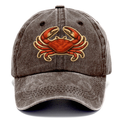 CRAB CLAWS - red crab in scarlet and orange , seafood - Classic Cap