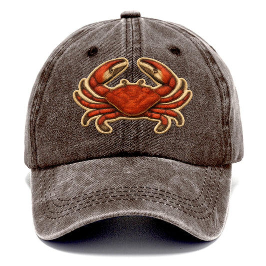 CRAB CLAWS - red crab in scarlet and orange , seafood - Classic Cap