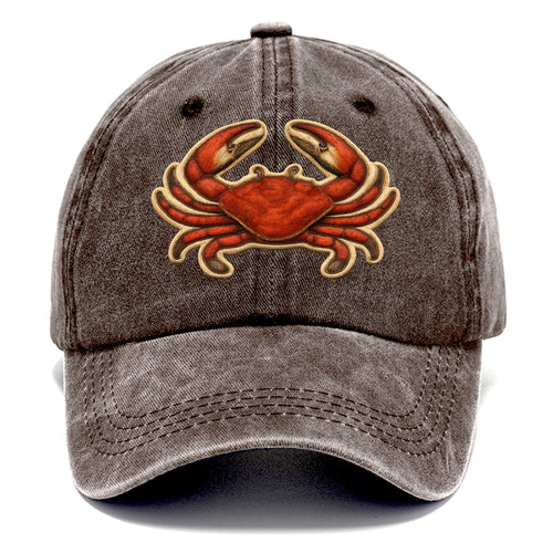 CRAB CLAWS - red crab in scarlet and orange , seafood - Classic Cap