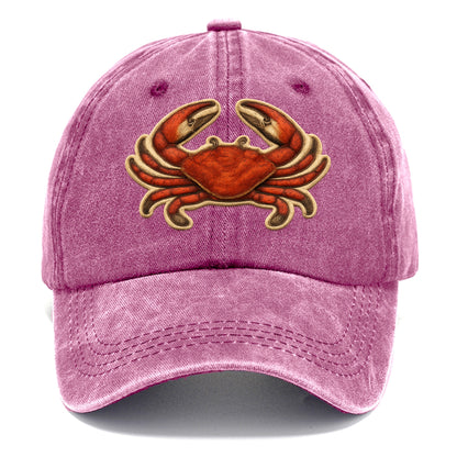 CRAB CLAWS - red crab in scarlet and orange , seafood - Classic Cap