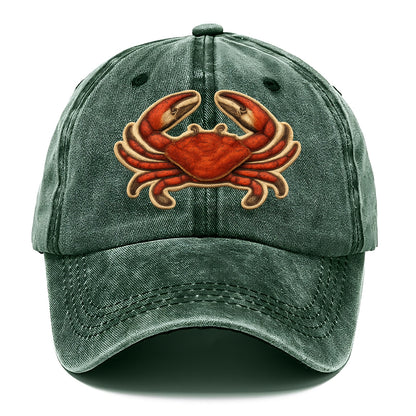 CRAB CLAWS - red crab in scarlet and orange , seafood - Classic Cap