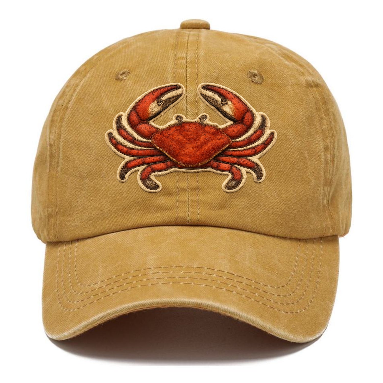 CRAB CLAWS - red crab in scarlet and orange , seafood - Classic Cap
