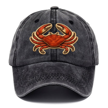 CRAB CLAWS - red crab in scarlet and orange , seafood - Classic Cap