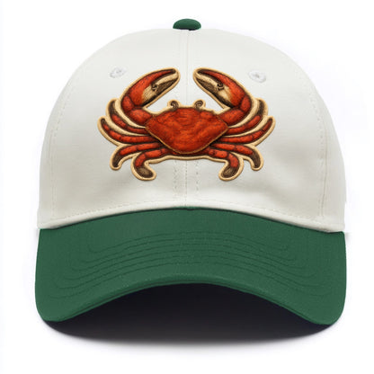 CRAB CLAWS - red crab in scarlet and orange , seafood - Two Tone Cap